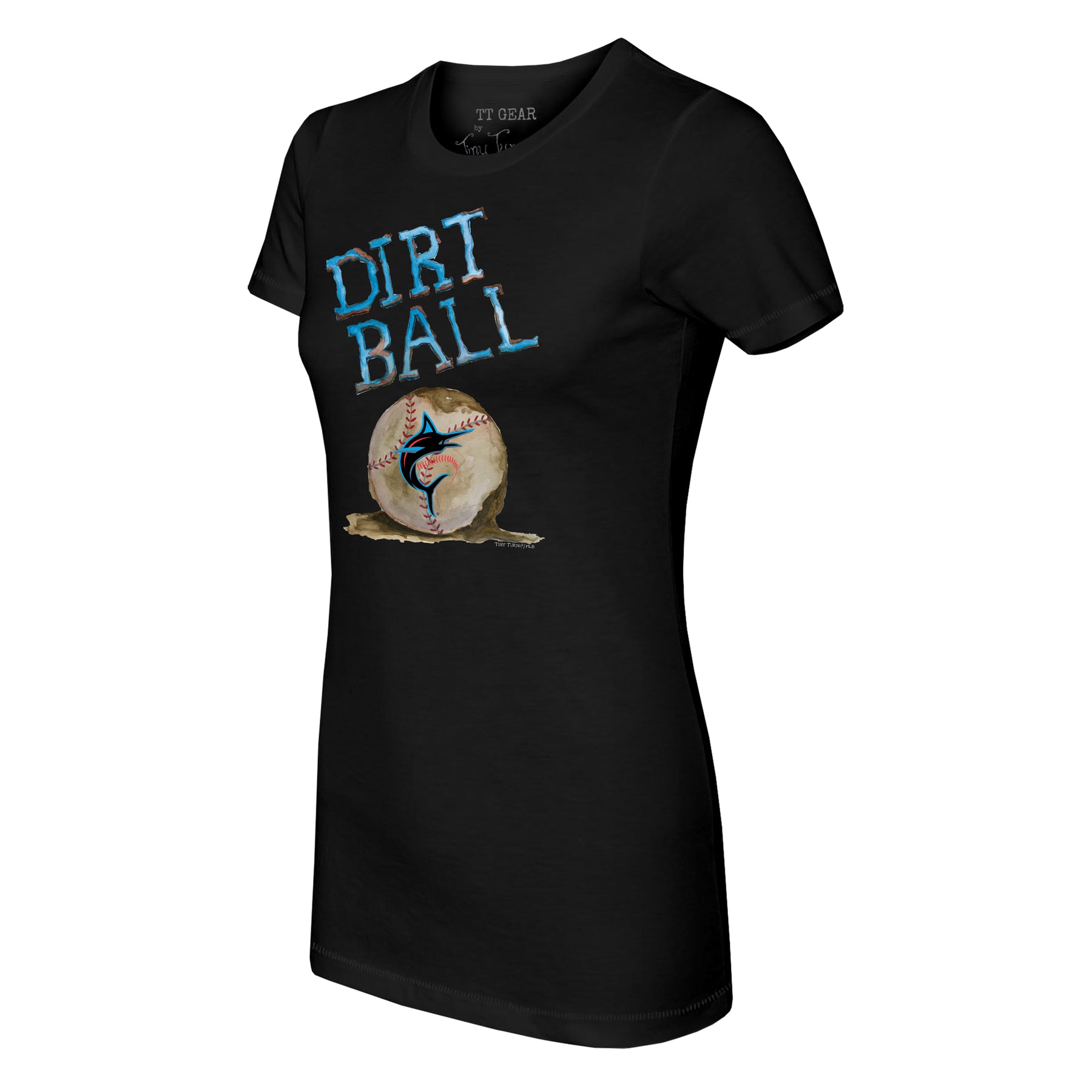 Miami Marlins Dirt Ball Tee Shirt