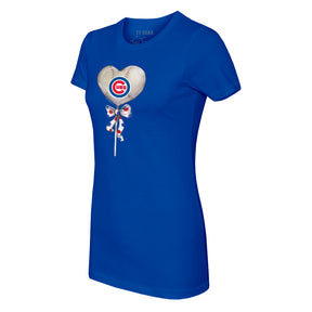 Chicago Cubs Heart Lolly Tee Shirt
