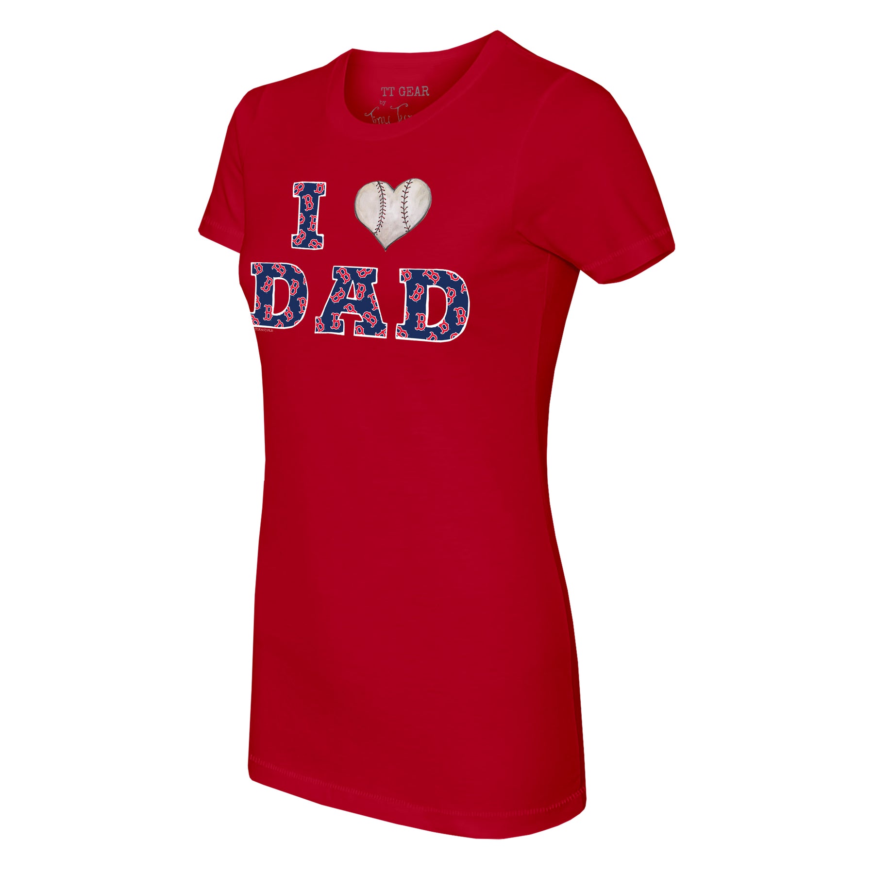 Boston Red Sox I Love Dad Tee Shirt Youth Small (6-8) / Red