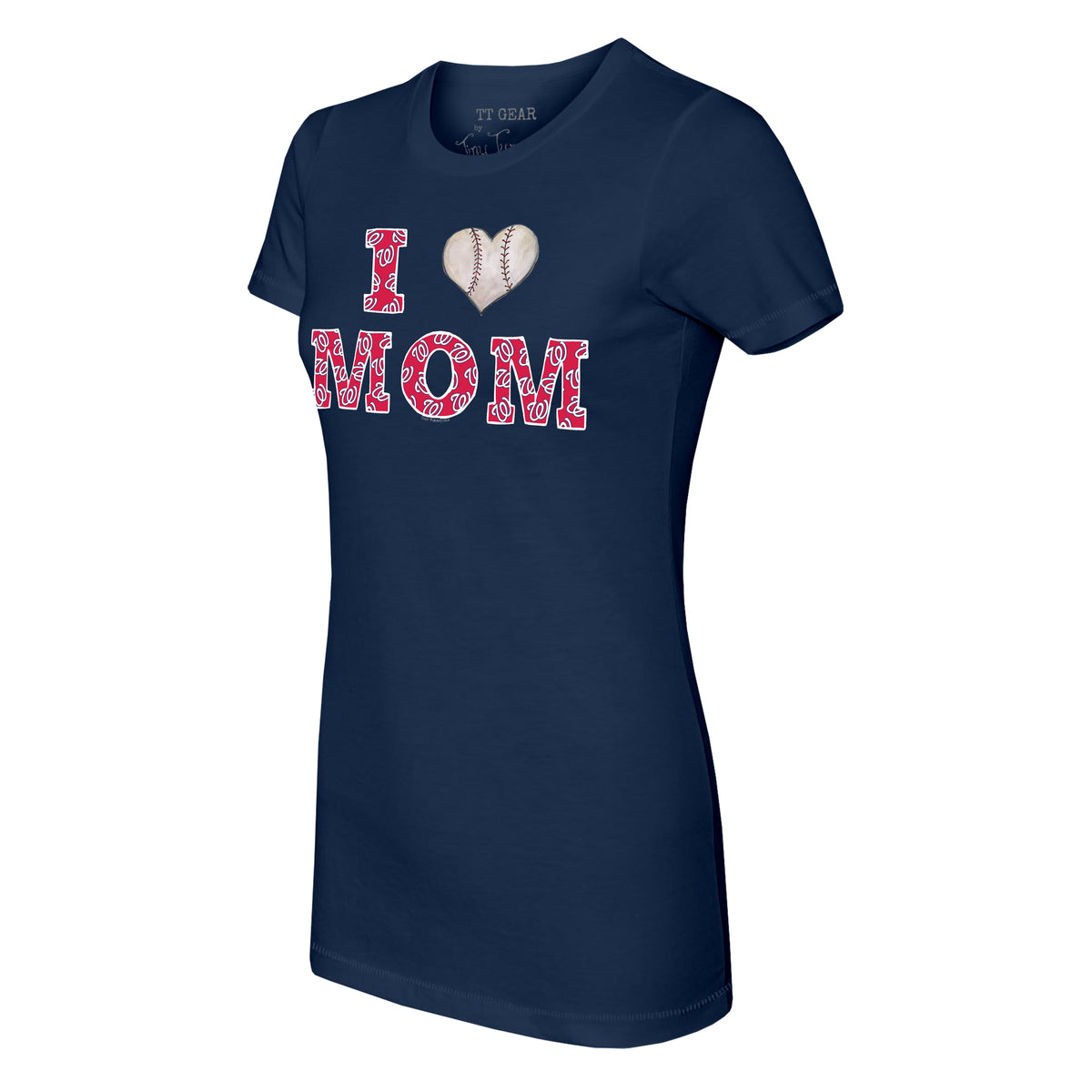 Washington Nationals I Love Mom Tee Shirt