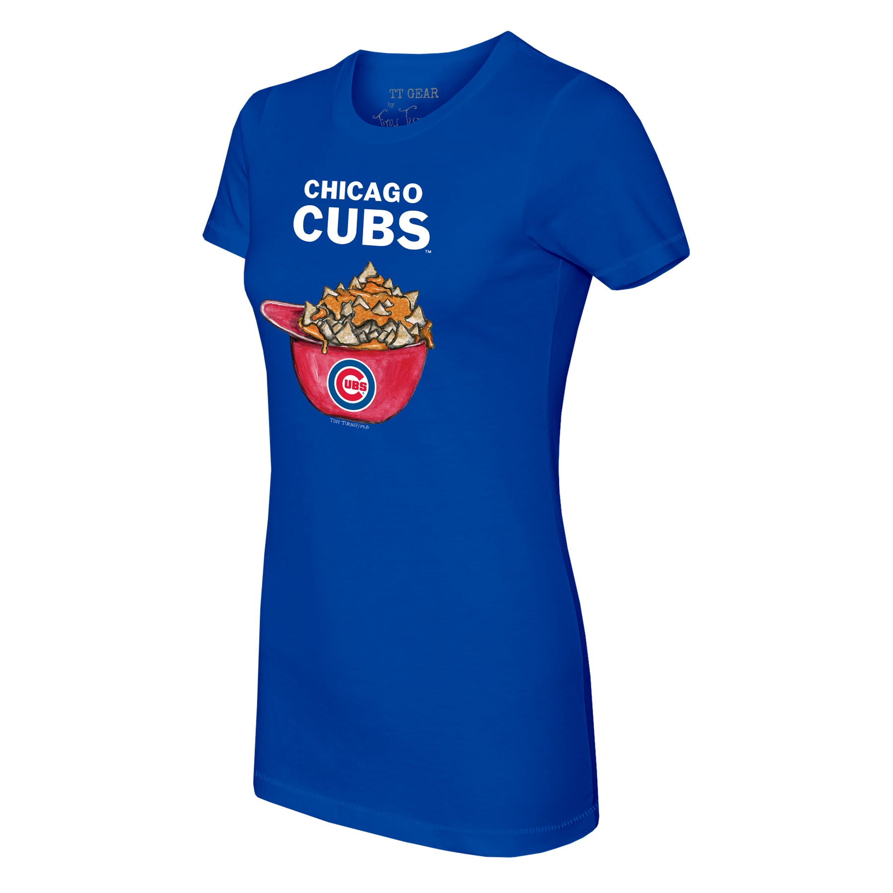 Youth Tiny Turnip White Chicago Cubs Triple Scoop T-Shirt Size: Extra Large