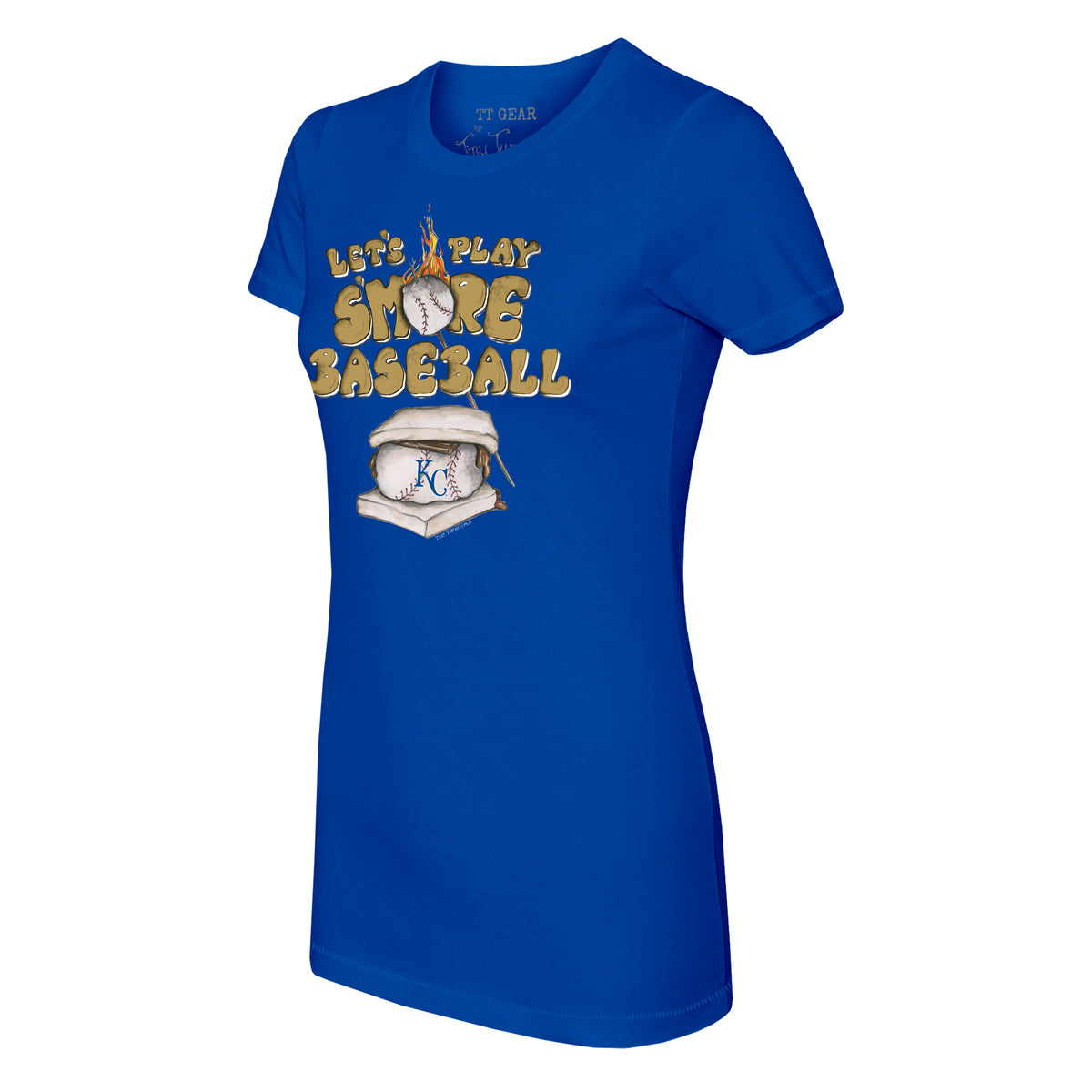 Lids Kansas City Royals Tiny Turnip Youth Base Stripe T-Shirt
