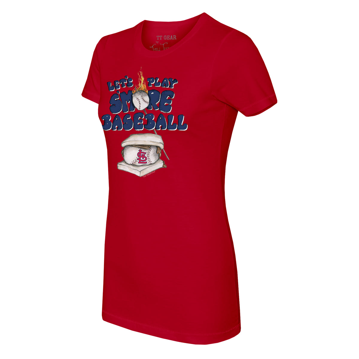 Lids St. Louis Cardinals Tiny Turnip Youth Shark Logo T-Shirt - White