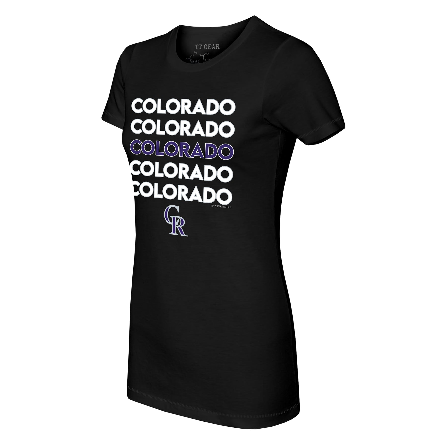 Colorado Rockies Stacked Tee Shirt