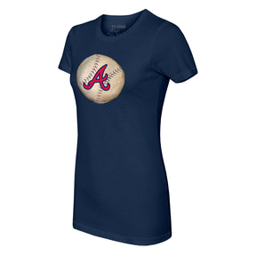 Atlanta Braves Stitched Baseball Tee Shirt