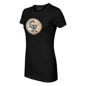 Colorado Rockies Stitched Baseball Tee Shirt
