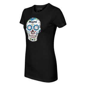 Miami Marlins Sugar Skull Tee Shirt