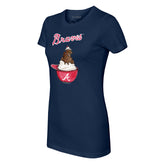 Atlanta Braves Sundae Helmet Tee Shirt