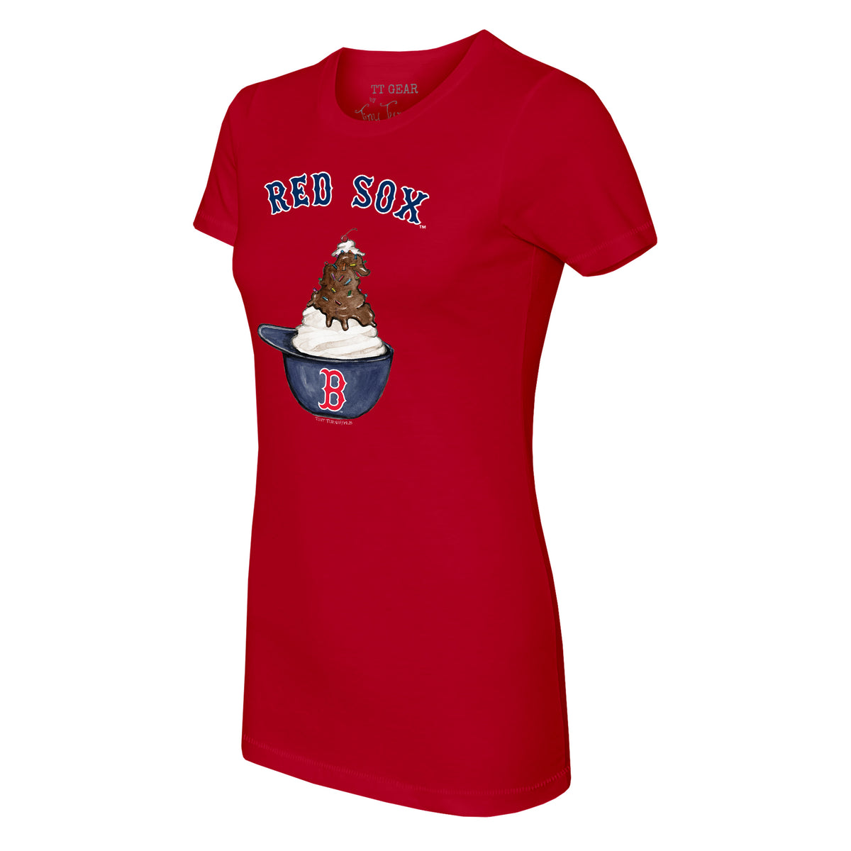 Boston Red Sox Sundae Helmet Tee Shirt