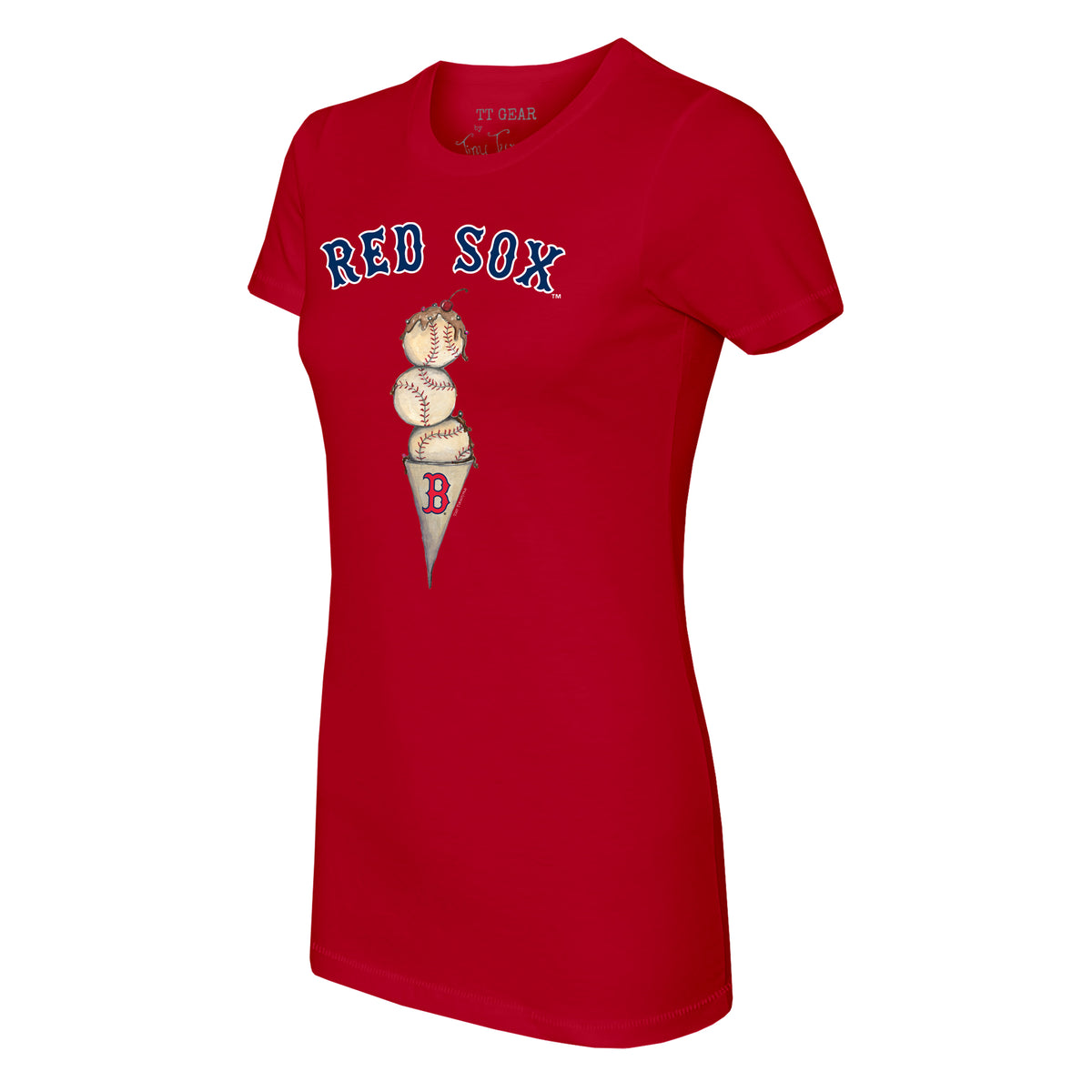 Boston Red Sox Women's Distressed Long Sleeve T-Shirt Blue