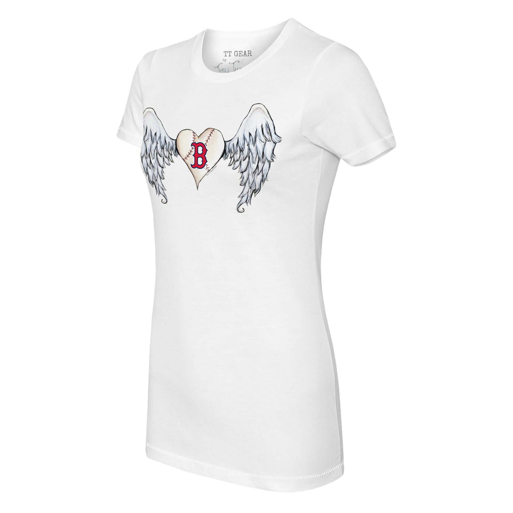 Women's Touch White/Navy Boston Red Sox Base Runner 3/4-Sleeve V-Neck T-Shirt Size: Large