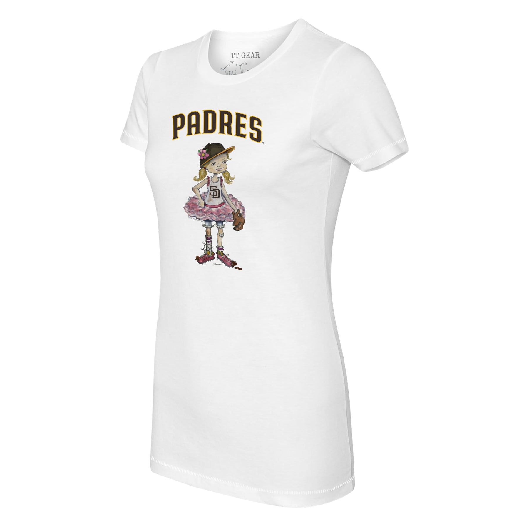 Tiny Turnip San Diego Padres Babes Tee Shirt Women's XS / White