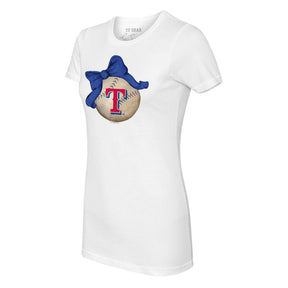 Texas Rangers Baseball Bow Tee Shirt