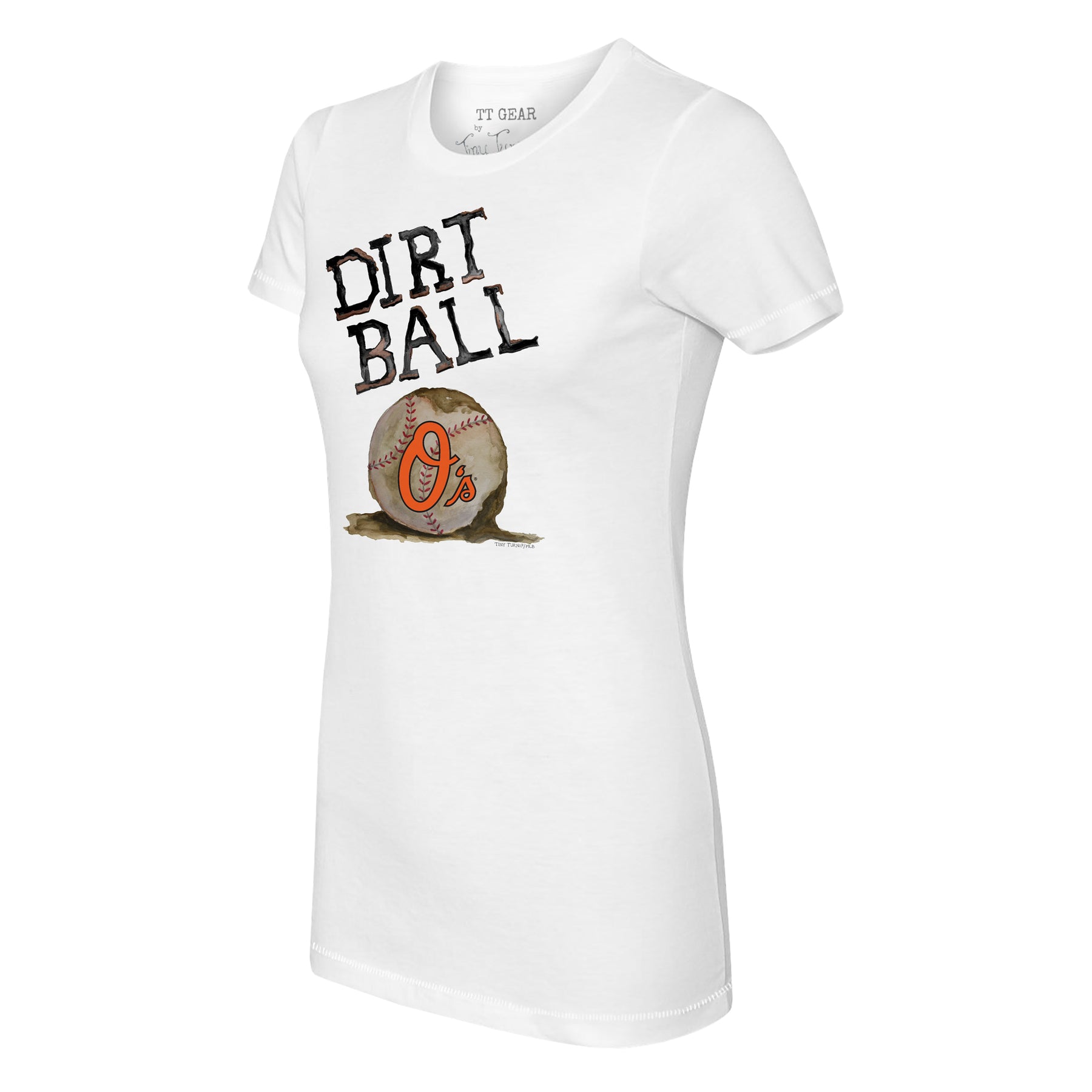Toddler Tiny Turnip White/Black Baltimore Orioles James 3/4-Sleeve Raglan T-Shirt Size: 4T