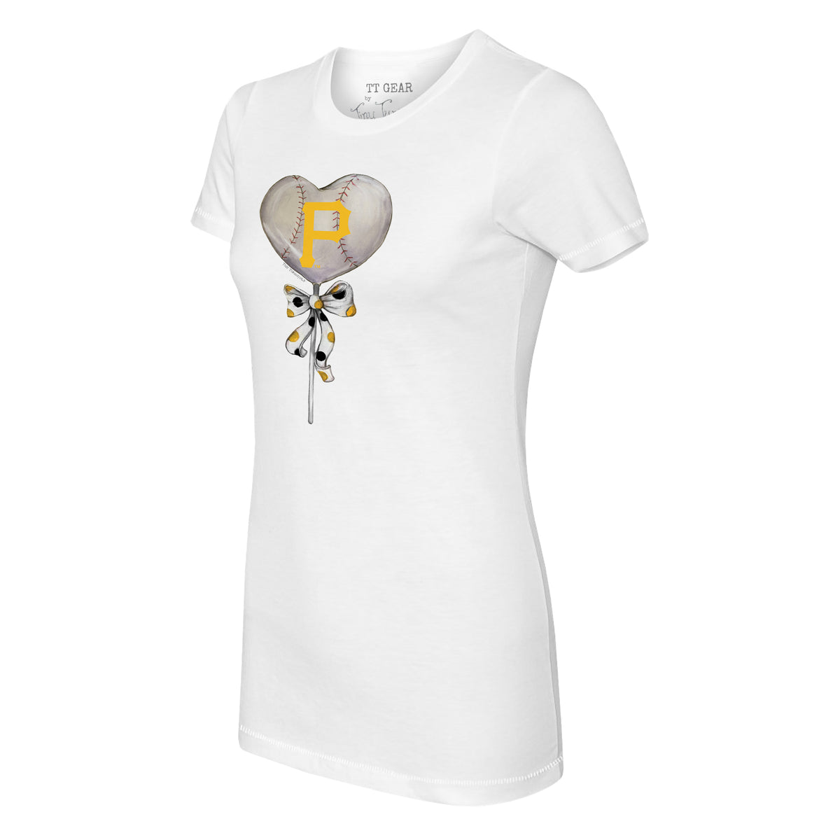 Pittsburgh Pirates Heart Lolly Tee Shirt