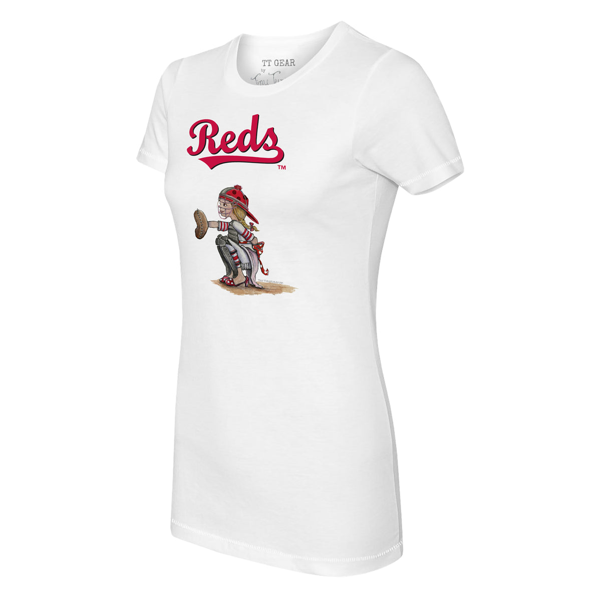 Cincinnati Reds Kate the Catcher Tee Shirt