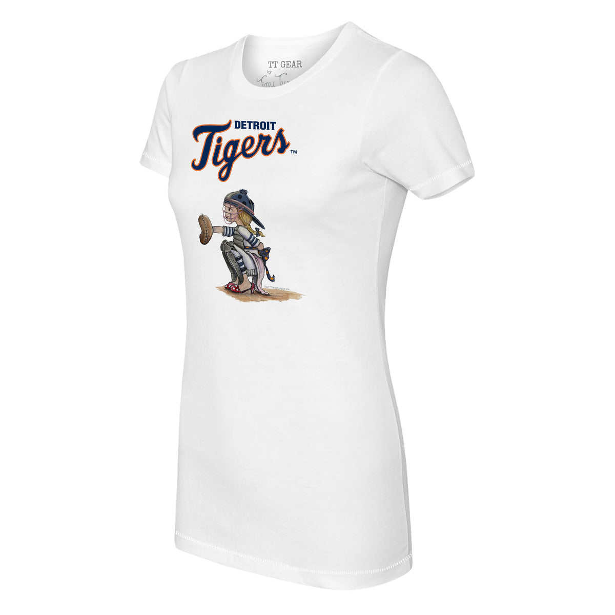 Detroit Tigers Kate the Catcher Tee Shirt