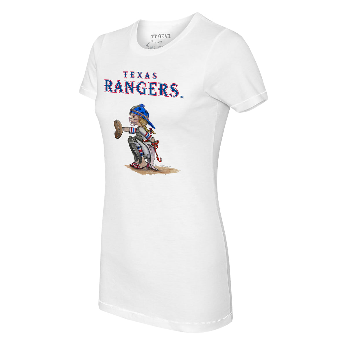 Texas Rangers Kate the Catcher Tee Shirt