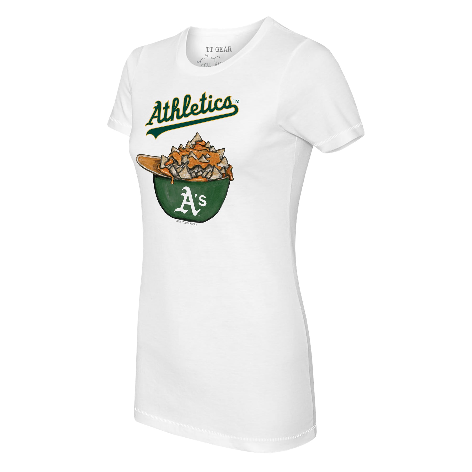 Oakland Athletics Nacho Helmet Tee Shirt