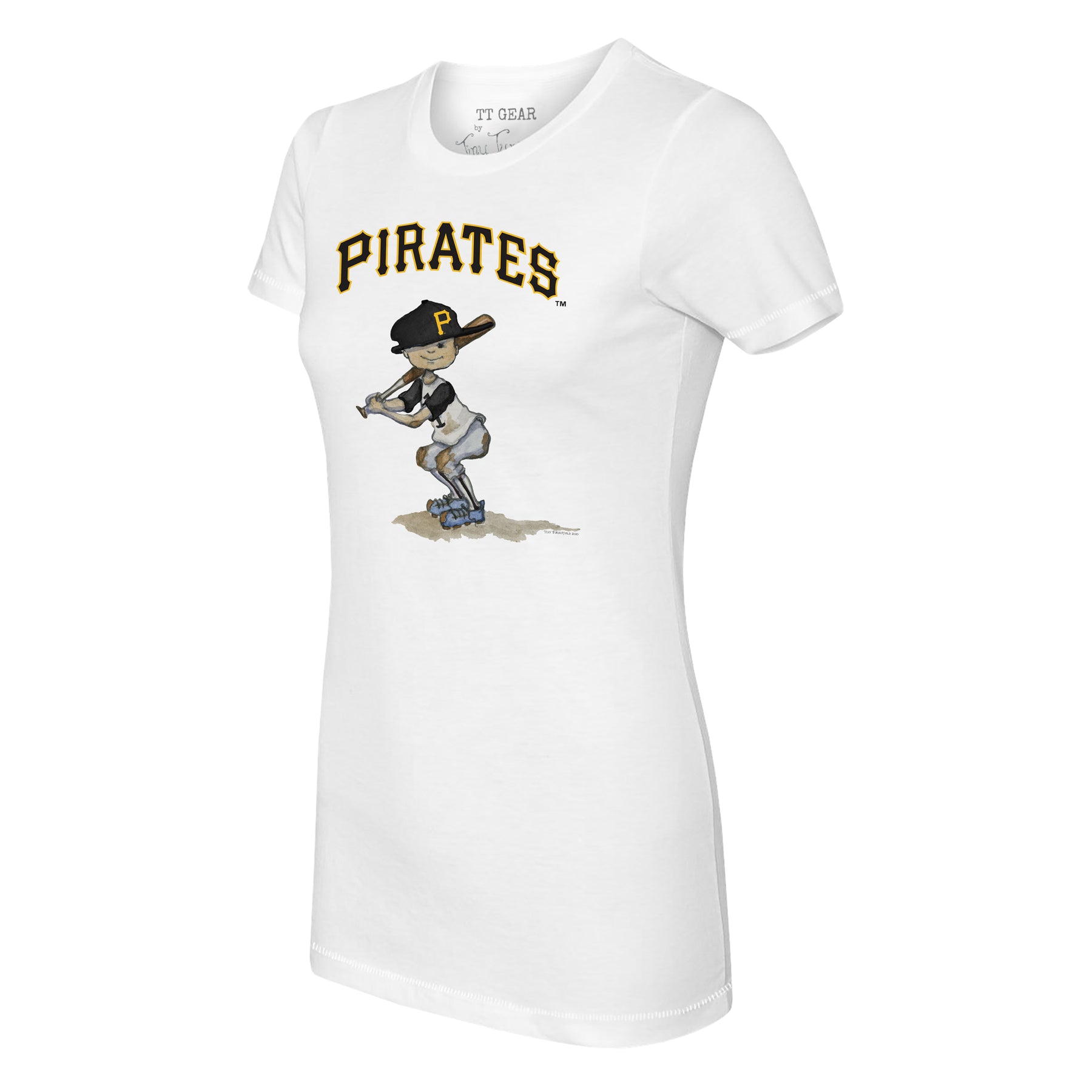 Pittsburgh Pirates Slugger Tee Shirt Youth Large (10-12) / White