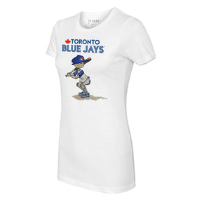 Tiny Turnip Toronto Blue Jays Slugger Tee Shirt Women's Small / White