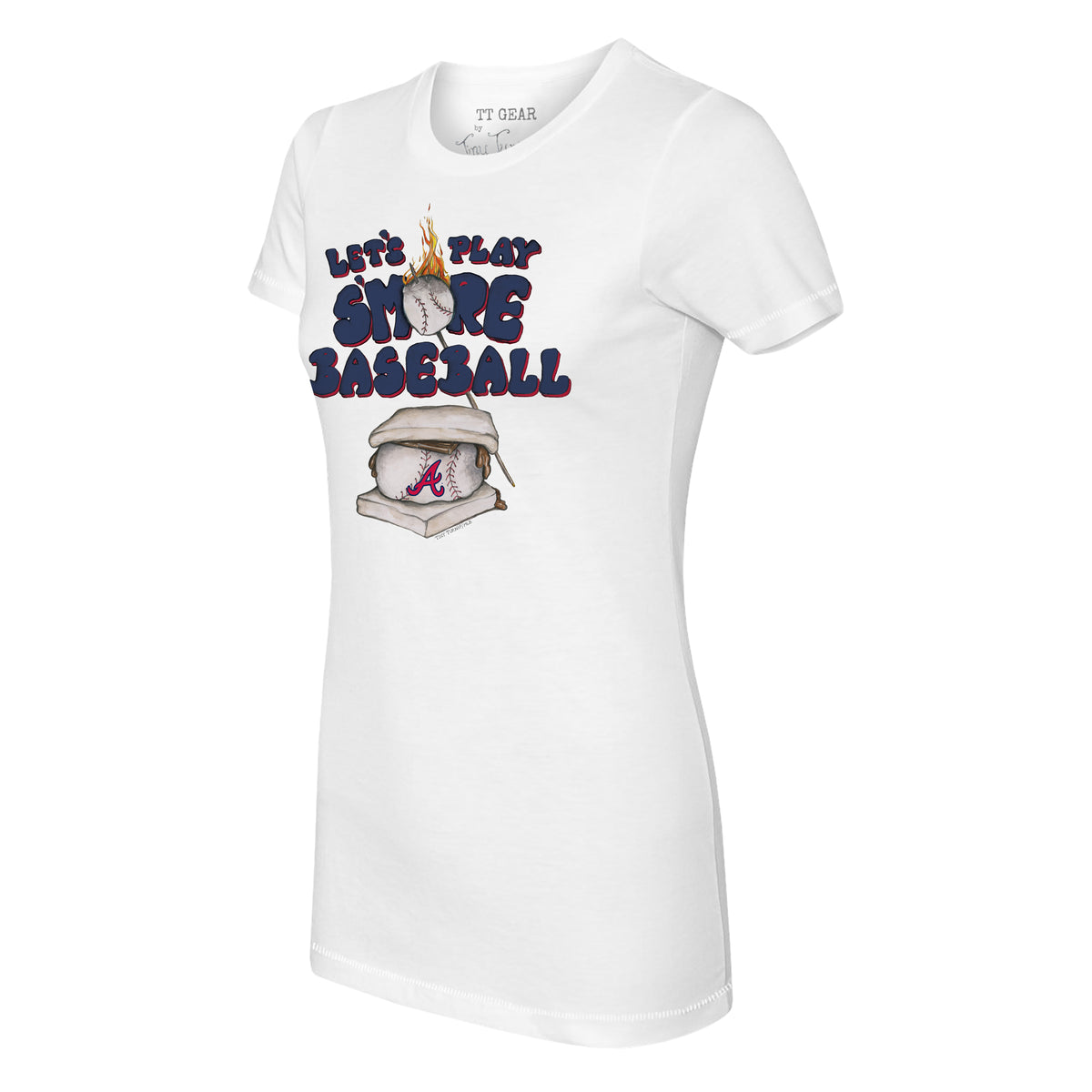 Atlanta Braves Shirt Women's Baby Jersey V-Neck T-Shirt by