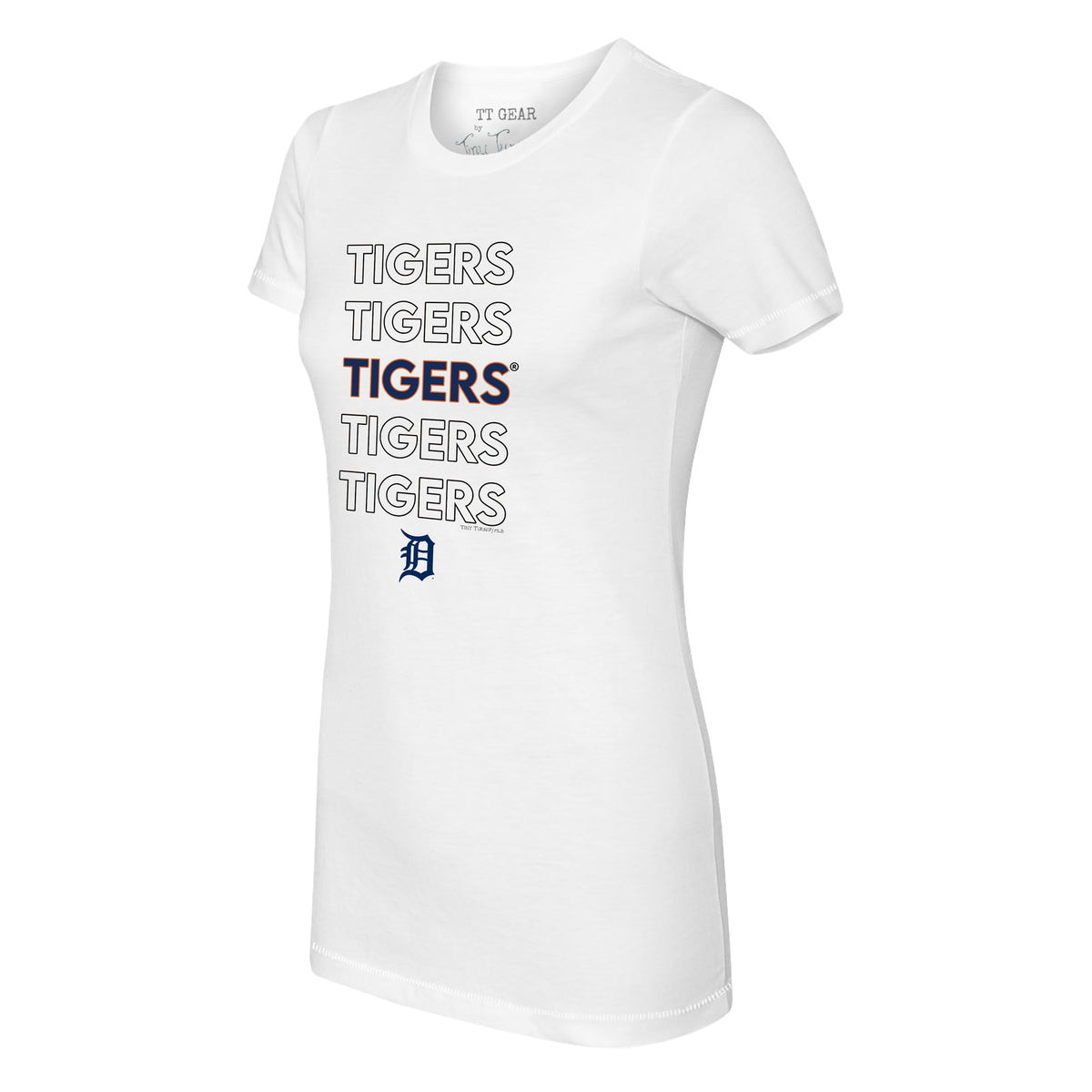 Detroit Tigers Stacked Tee Shirt