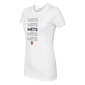 New York Mets Stacked Tee Shirt