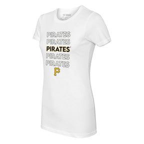 Pittsburgh Pirates Stacked Tee Shirt