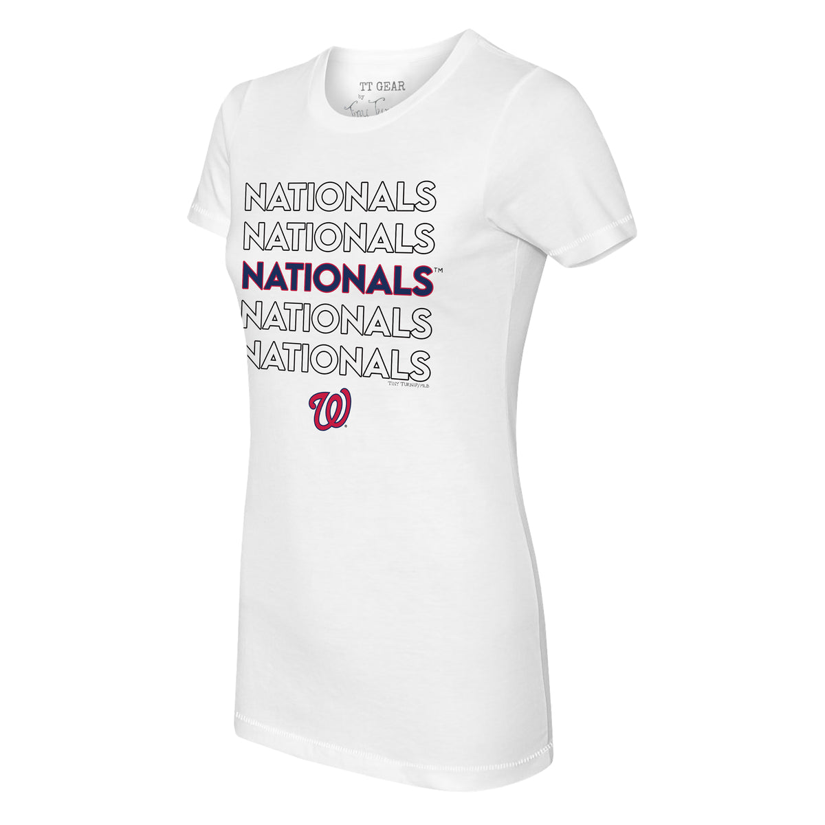 Washington Nationals Stacked Tee Shirt