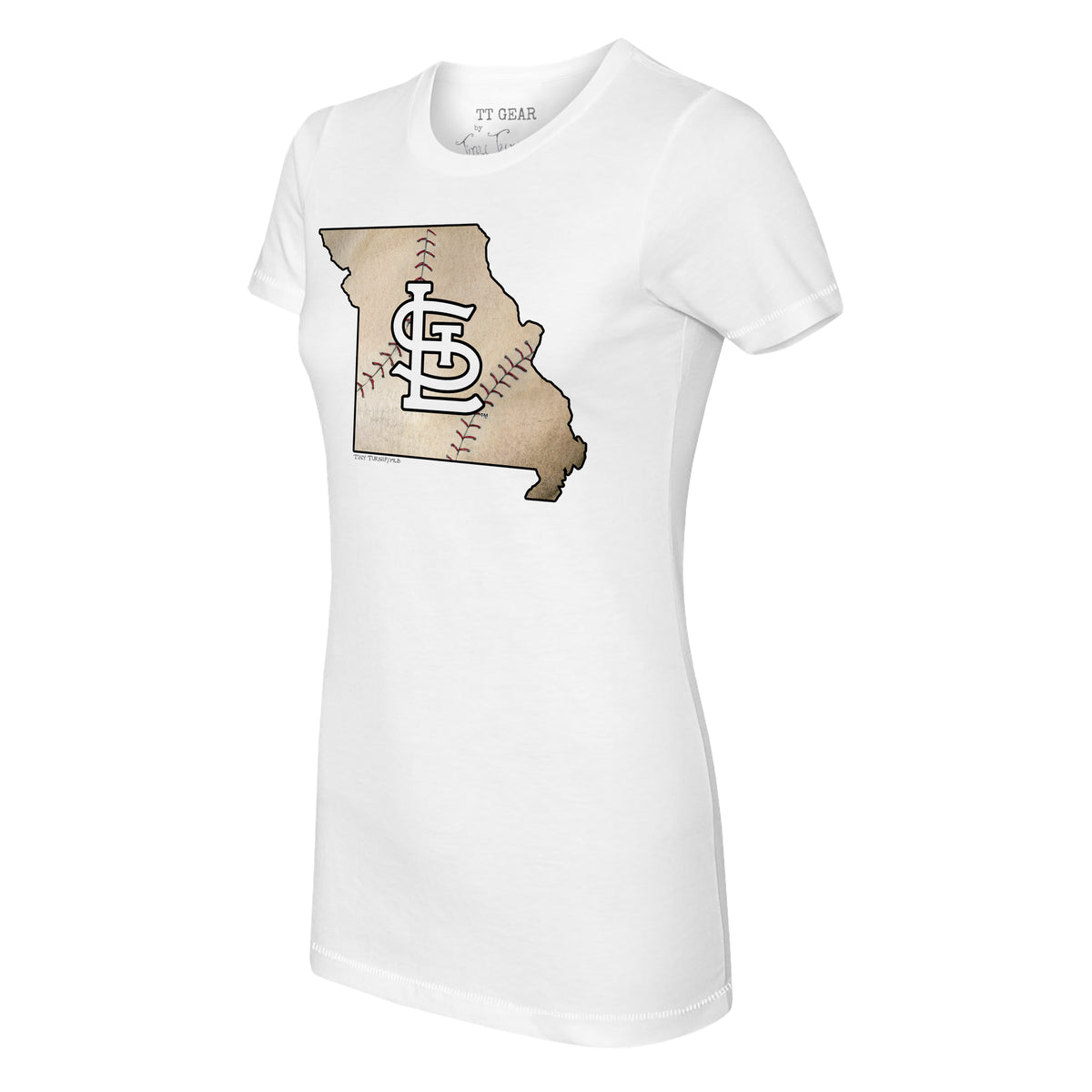 St. Louis Cardinals State Outline Tee Shirt