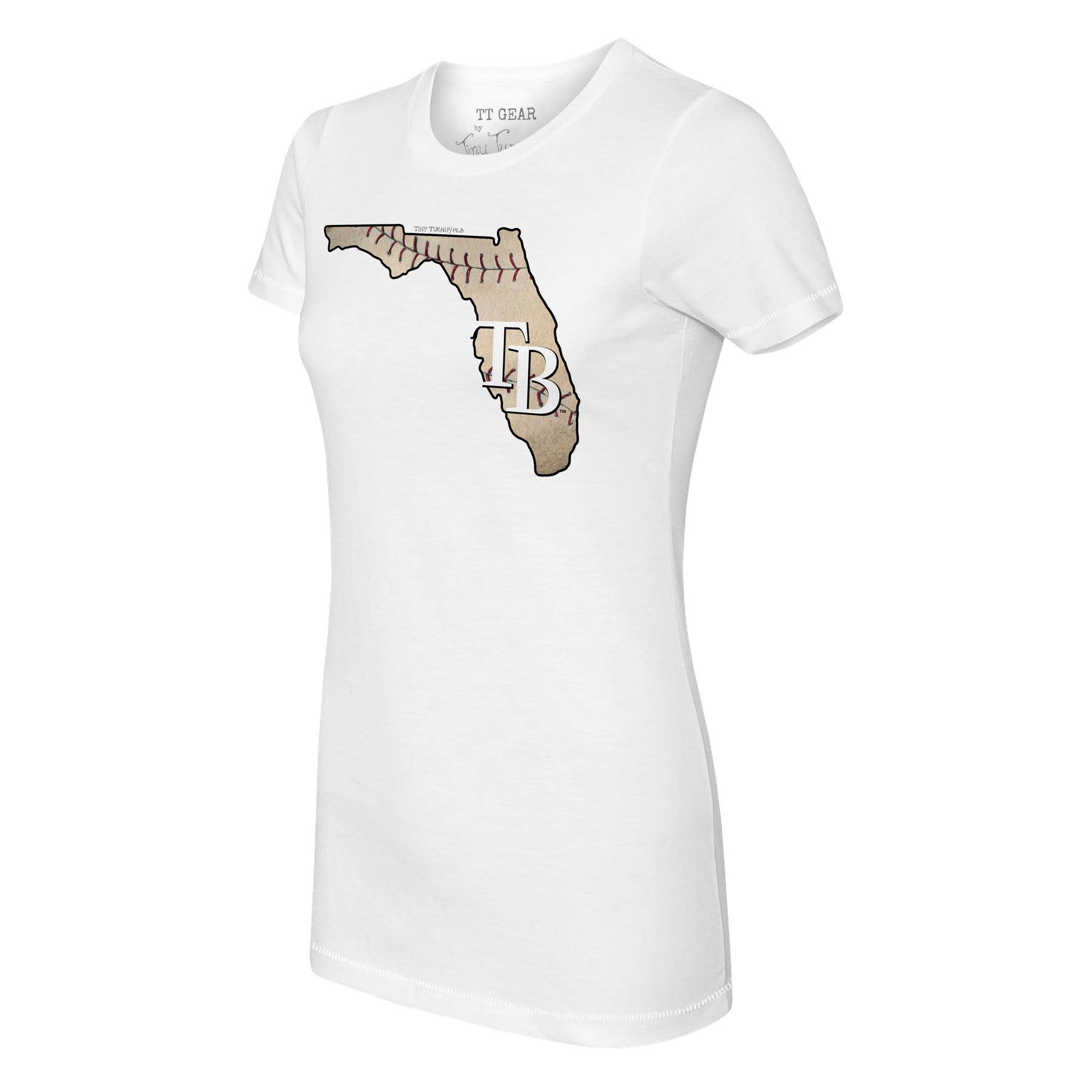 Tampa Bay Rays State Outline Tee Shirt
