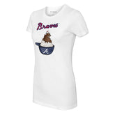 Atlanta Braves Sundae Helmet Tee Shirt