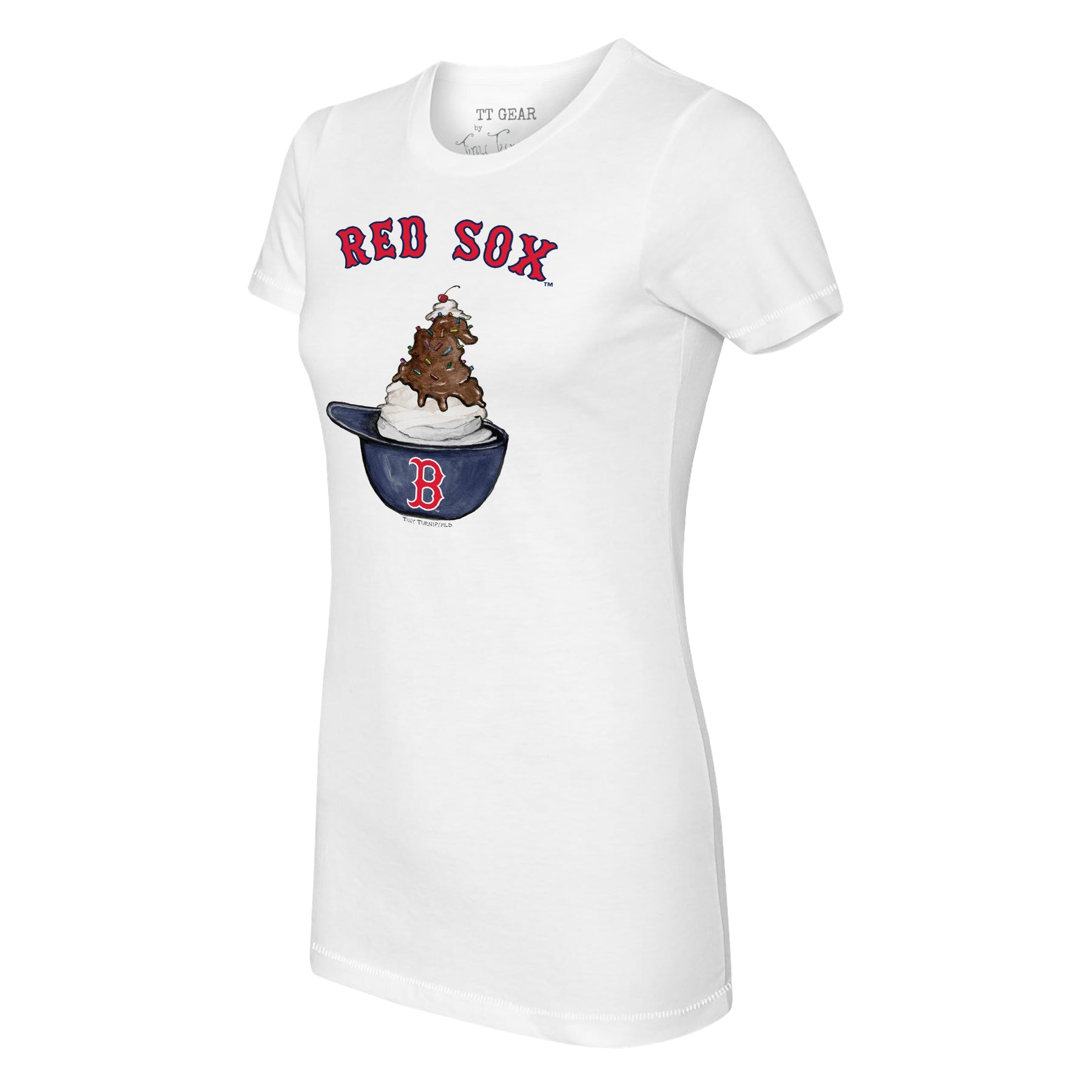 Boston Red Sox Stitched Baseball Tee Shirt Women's 3XL / Red