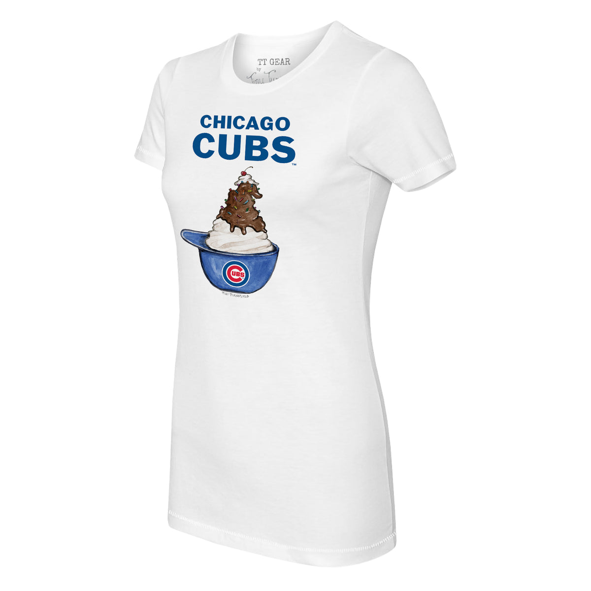 Chicago Cubs Sundae Helmet Tee Shirt