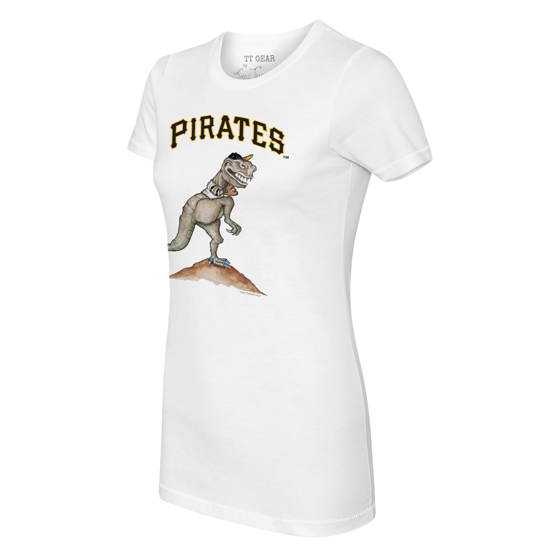 Tiny Turnip Pittsburgh Pirates Stitched Baseball Tee Shirt Youth Large (10-12) / Black