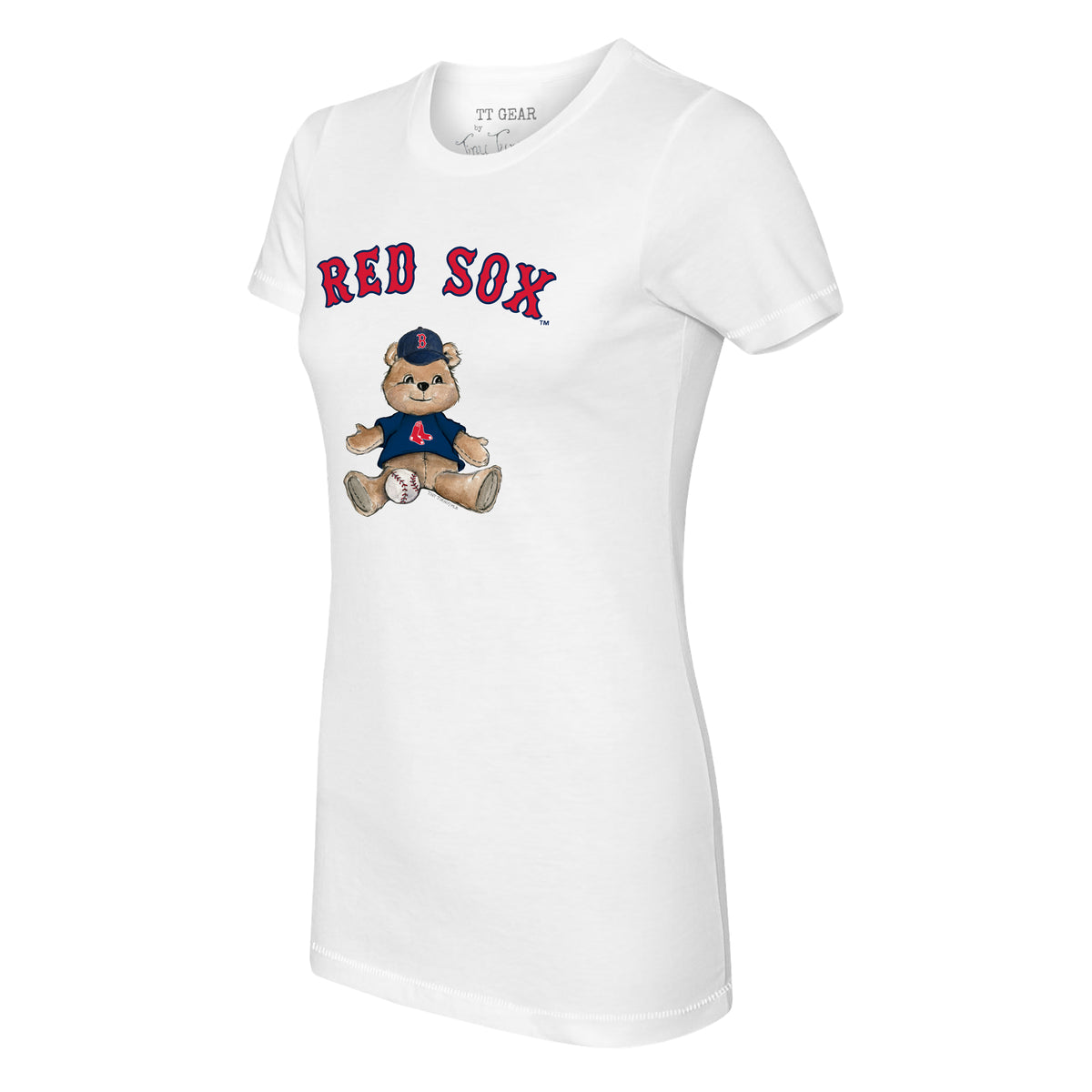 Lids Boston Red Sox Tiny Turnip Women's Peace Love Baseball T