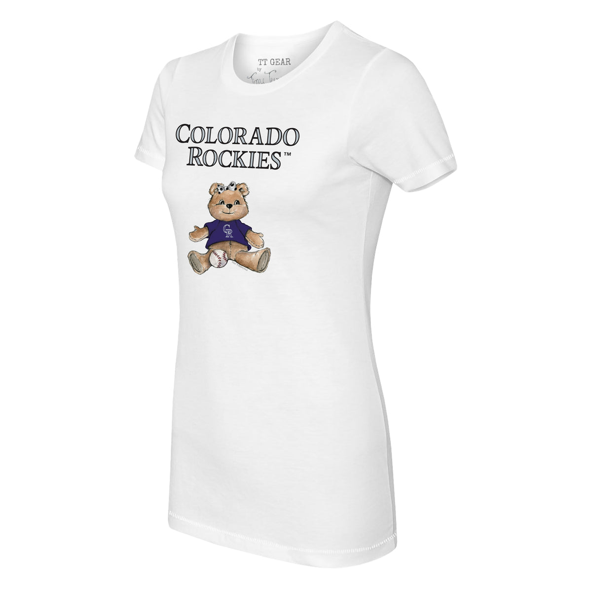 Colorado Rockies Girl Teddy Tee Shirt