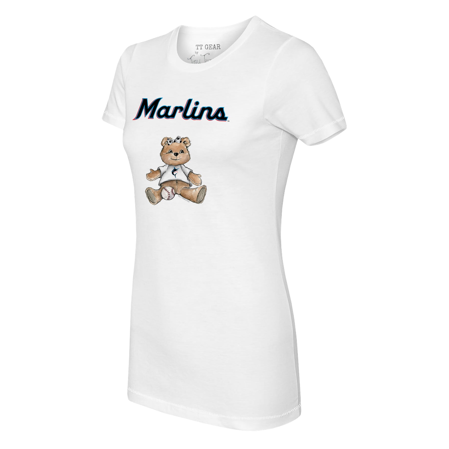 Miami Marlins Girl Teddy Tee Shirt