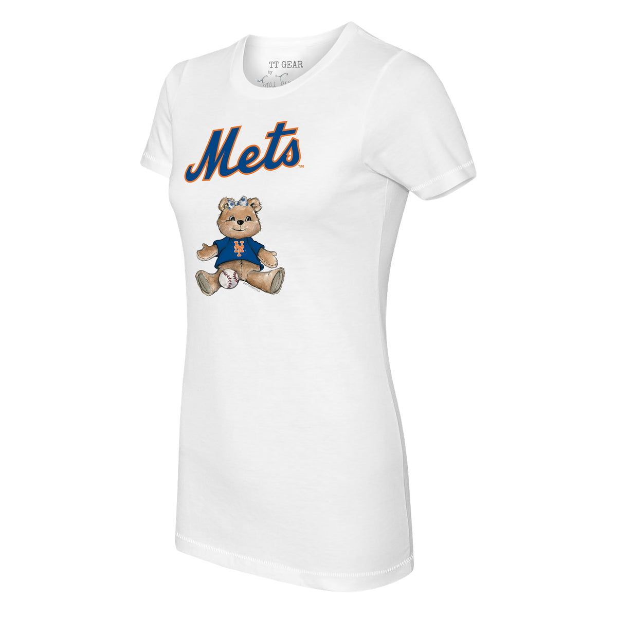 New York Mets Tiny Turnip Youth Base Stripe T-Shirt - Royal