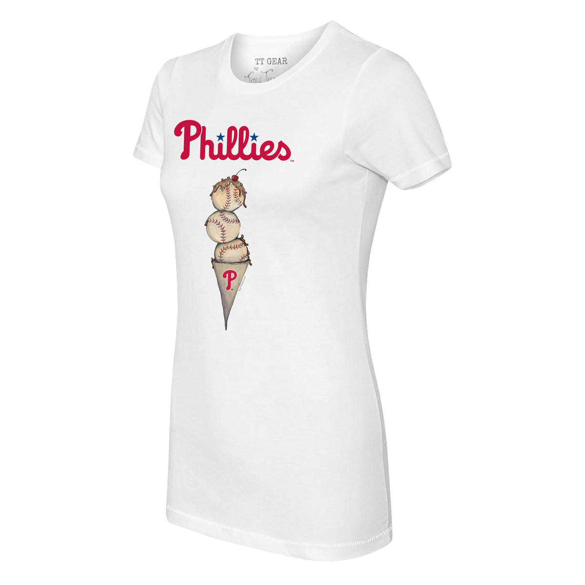 Philadelphia Phillies Triple Scoop Tee Shirt