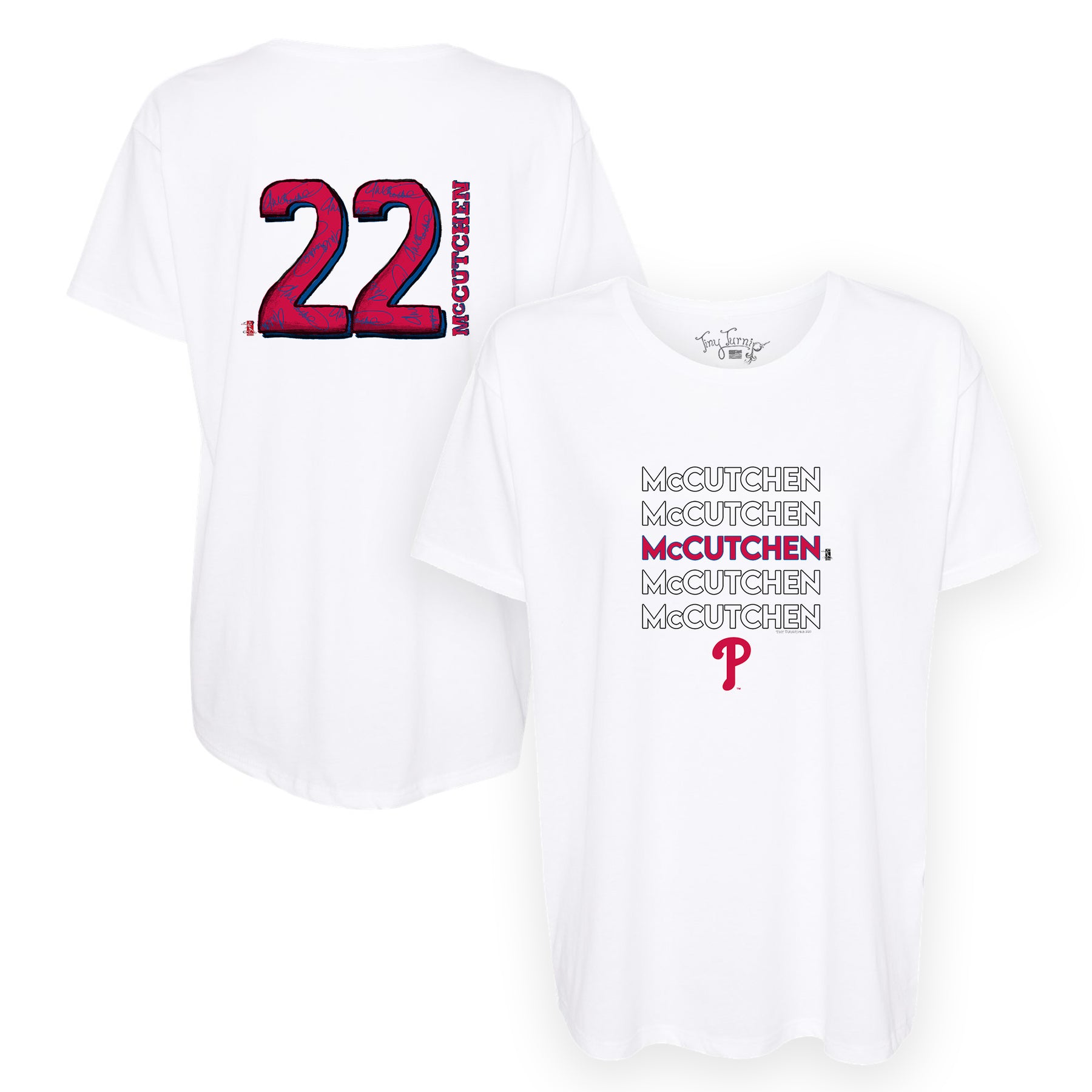 Philadelphia Phillies Andrew McCutchen Stacked Tee Shirt
