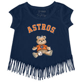 Houston Astros Girl Teddy Fringe Tee
