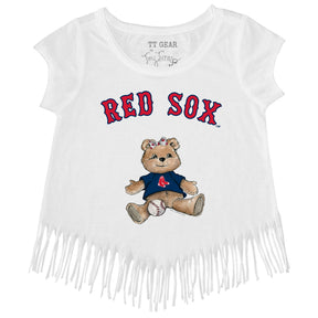 Boston Red Sox Girl Teddy Fringe Tee