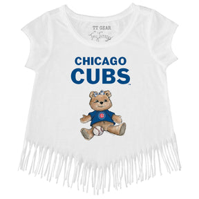 Chicago Cubs Girl Teddy Fringe Tee