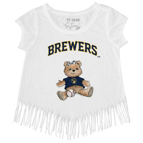 Milwaukee Brewers Girl Teddy Fringe Tee