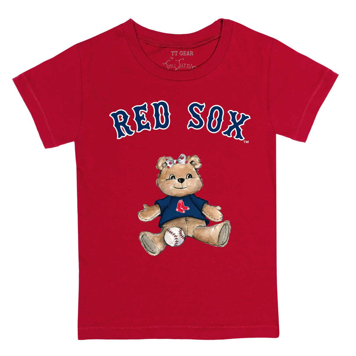 Boston Red Sox Girl Teddy Tee Shirt