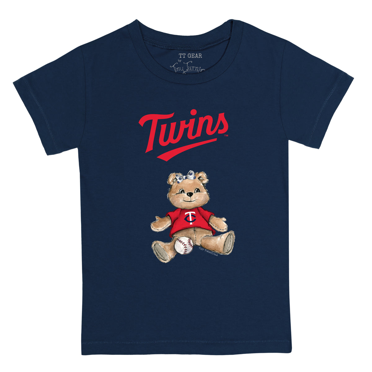 Build-A-Bear Minnesota Twins Baseball T-Shirt in Navy Blue