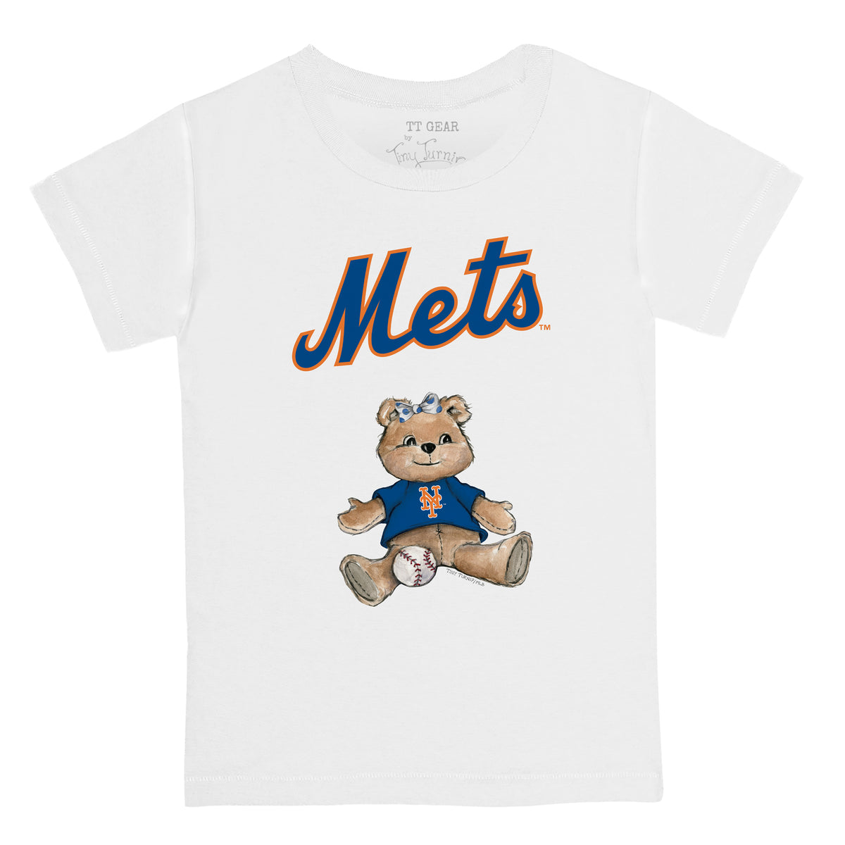 Lids New York Mets Tiny Turnip Youth Military Star T-Shirt - White