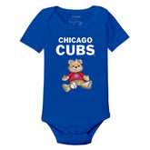 Chicago Cubs Girl Teddy Short Sleeve Snapper